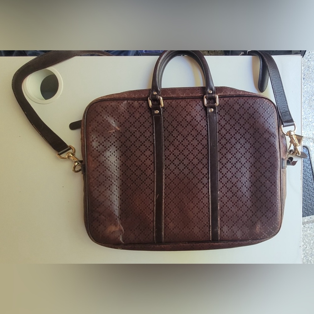 Gucci diamante brief case
